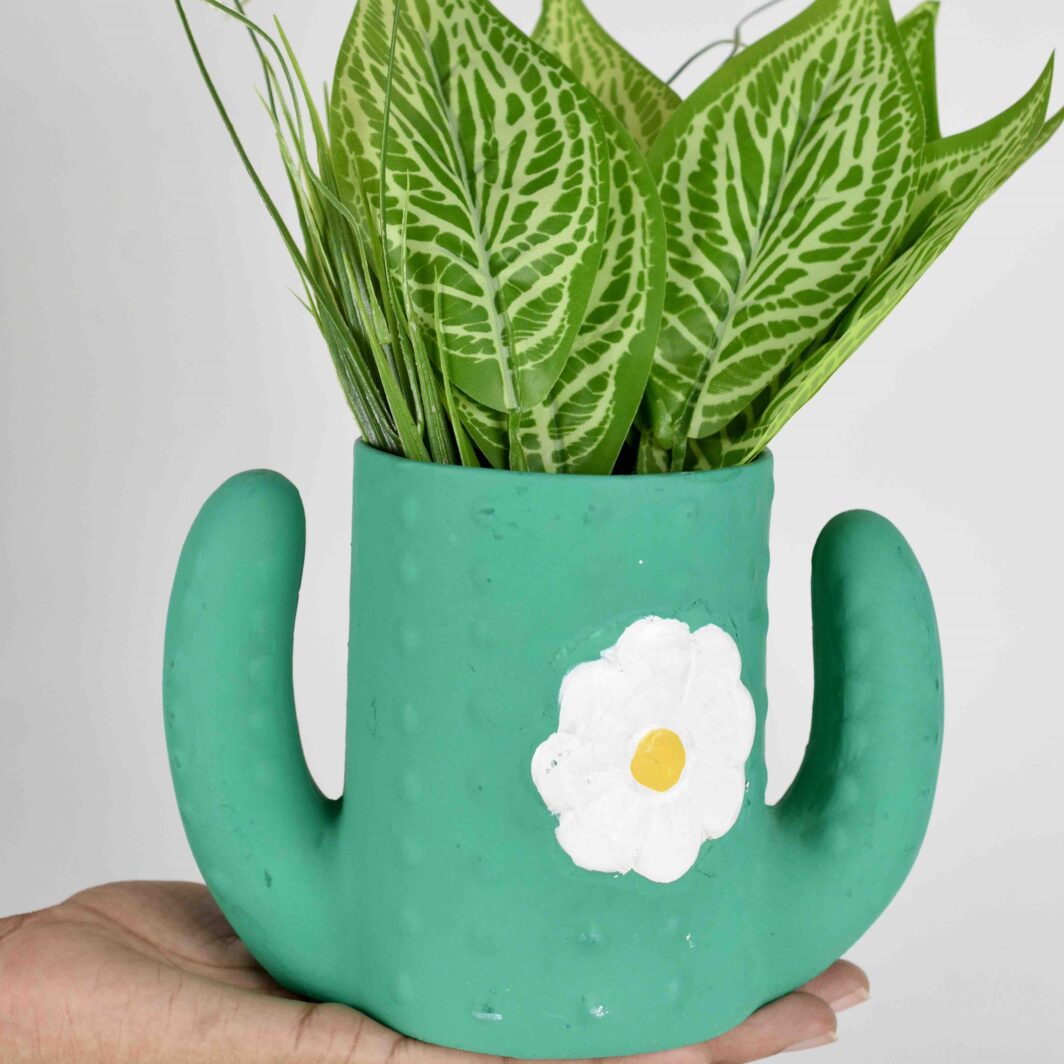 Bloom Cactus Ceramic Planter